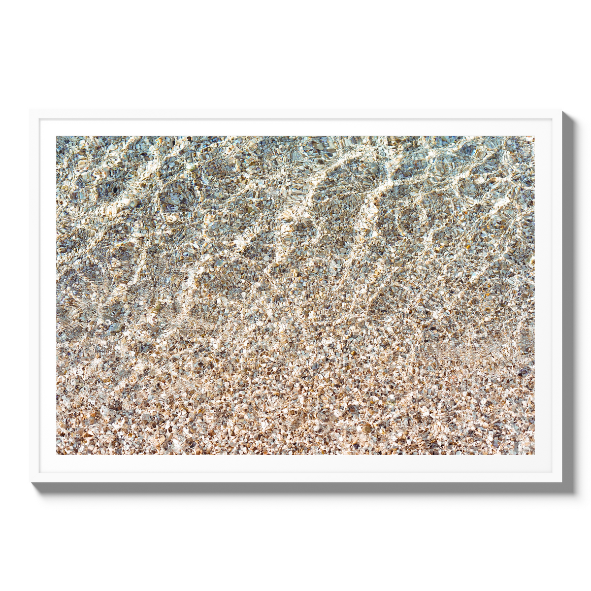 Pebbles - Statement / White / Matted