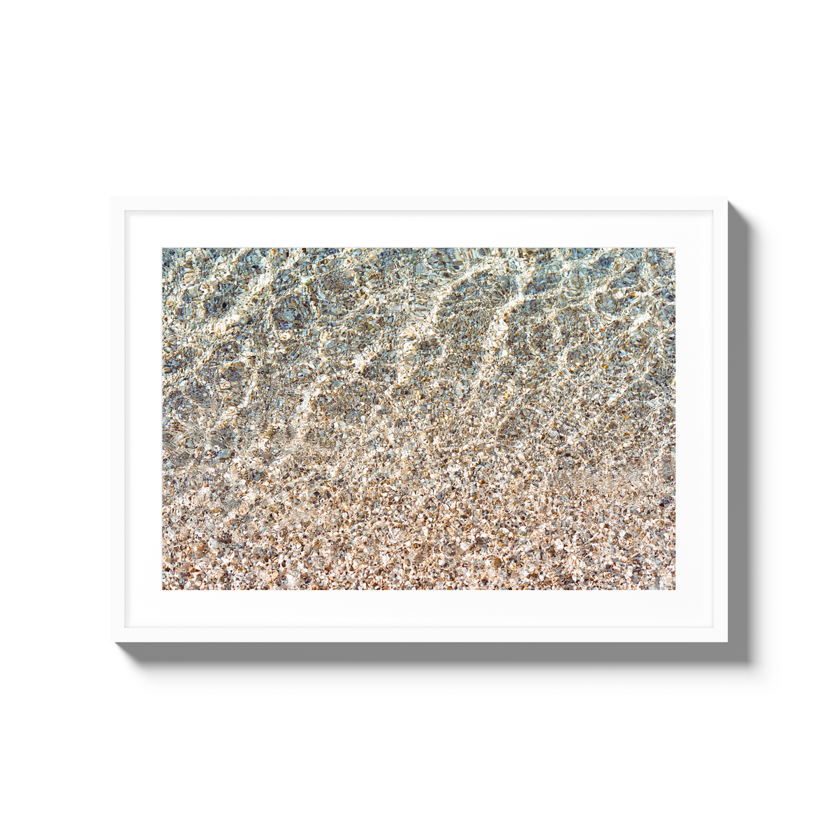 Pebbles - Large / White / Matted