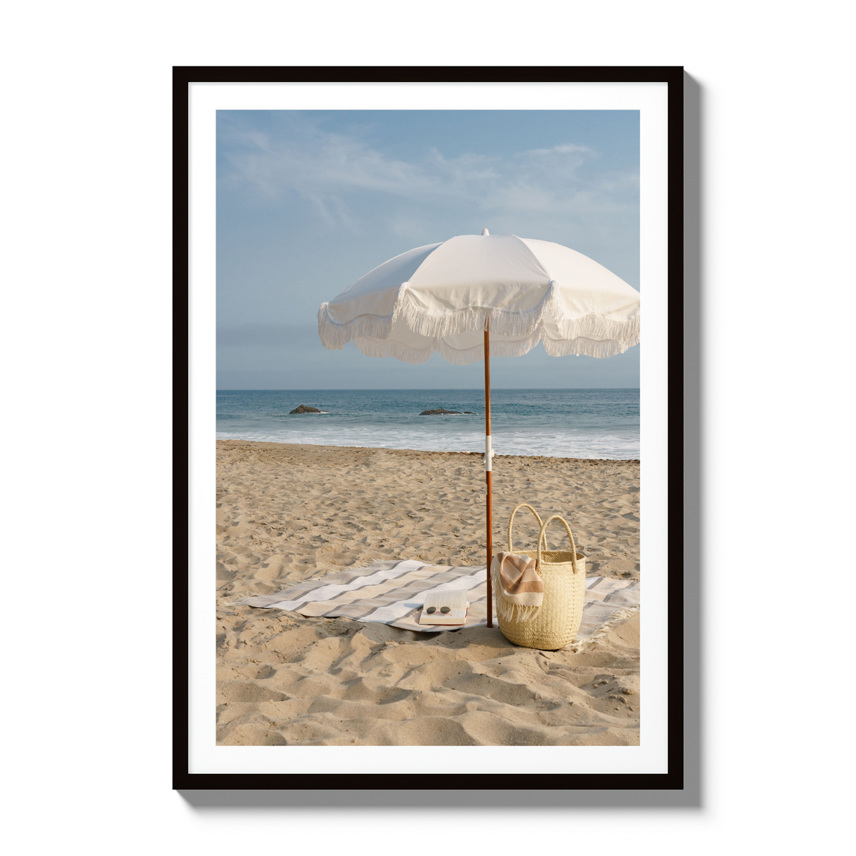 Beach Days - Gallery / Black / Matted