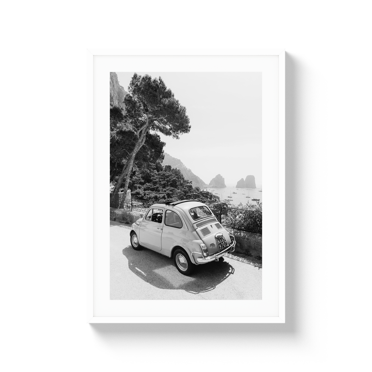 Fiat in Capri - Large / White / Matted