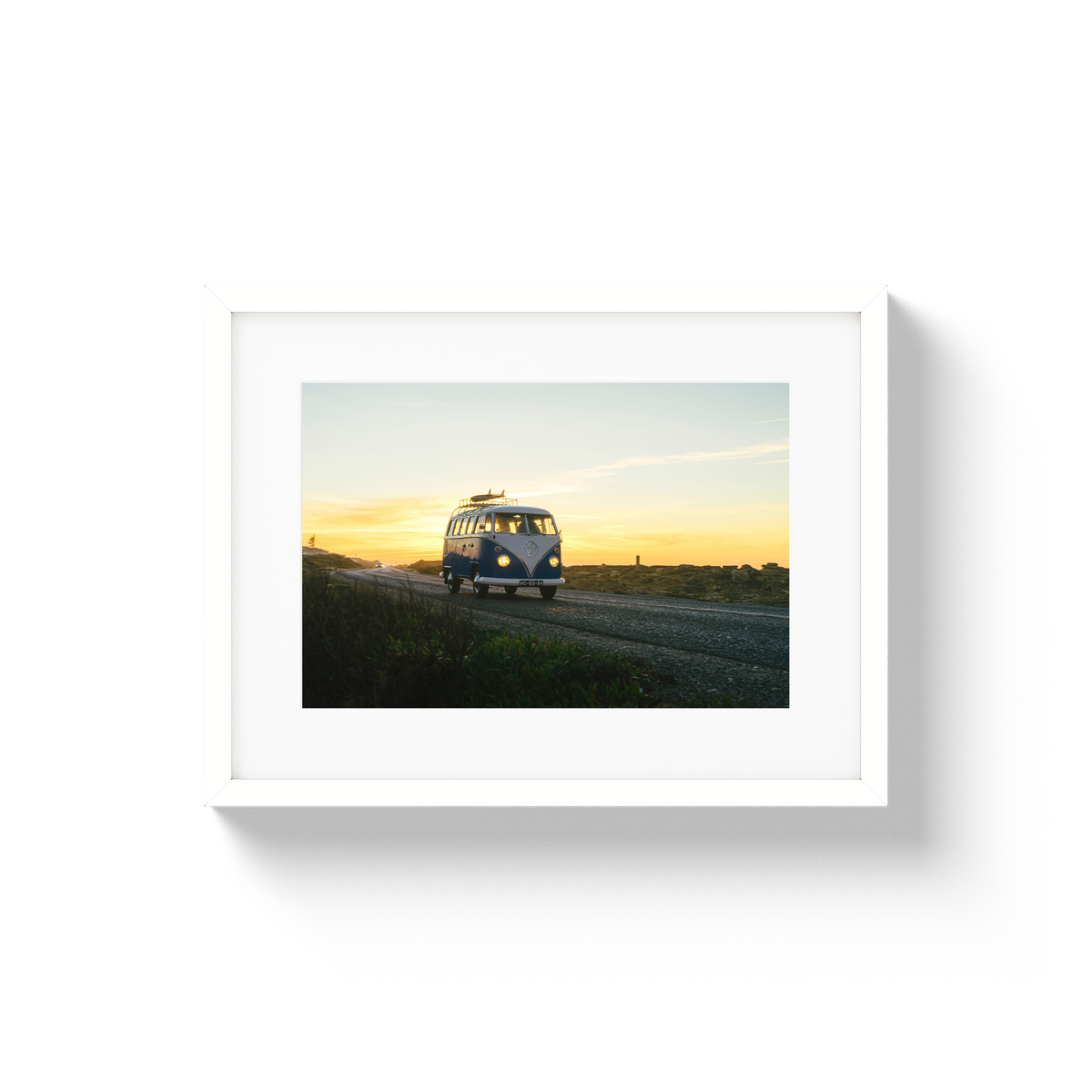 On the Road - Small / White / Matted