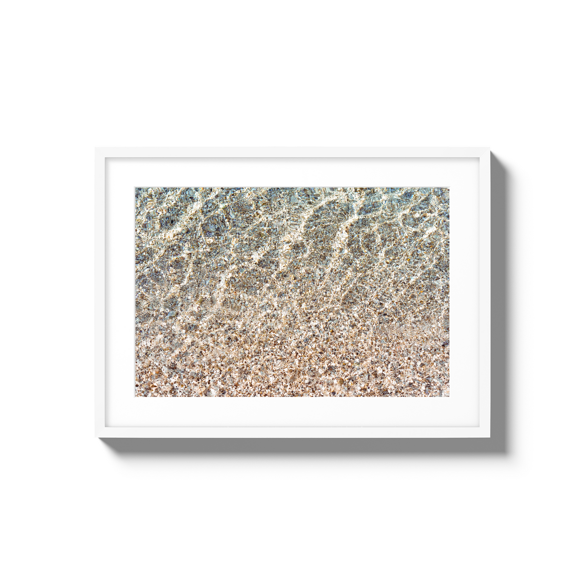 Pebbles - Medium / White / Matted