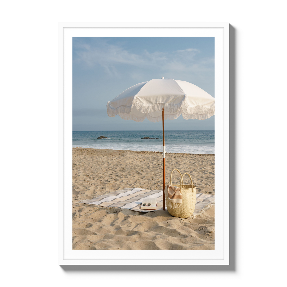 Beach Days - Gallery / White / Matted