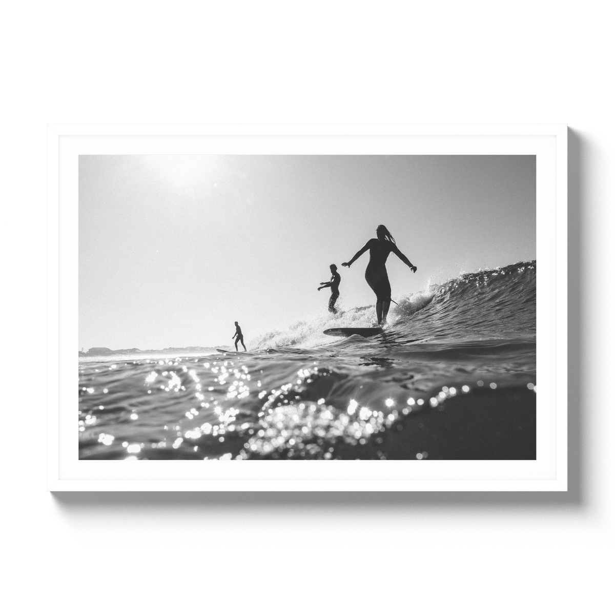 Party Wave - Gallery / White / Matted