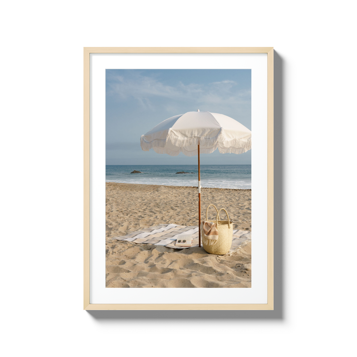 Beach Days - Large / Natural / Matted