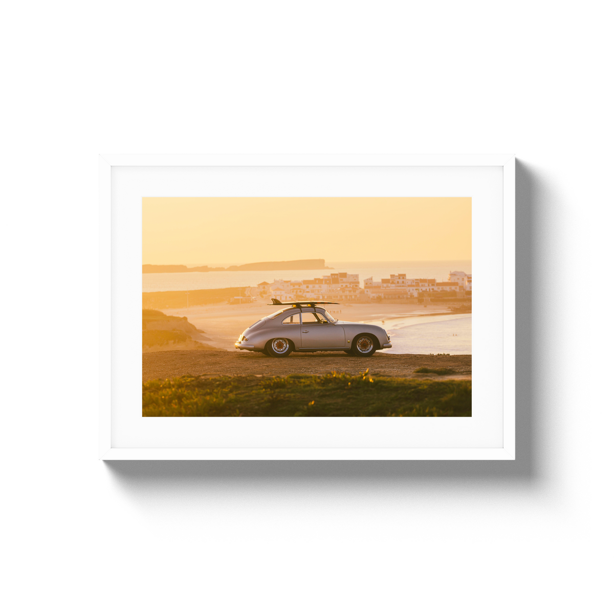 356 Sunset - Medium / White / Matted