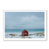 Linus Bergman Print GALLERY / White / MATTED The Red Hut