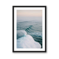 Linus Bergman Print SMALL / Black / MATTED Portugal Waves