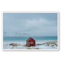 Linus Bergman Print STATEMENT / White / FULL BLEED The Red Hut