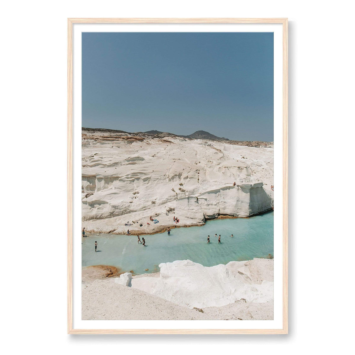 Salty Luxe Print GALLERY / Natural / MATTED Moonscapes