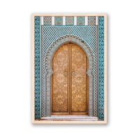 Salty Luxe Print MEDIUM / Natural / FULL BLEED Moroccan Door 2