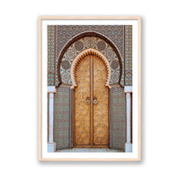 Salty Luxe Print MEDIUM / Natural / MATTED Moroccan Door 3