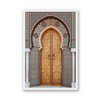 Salty Luxe Print MEDIUM / White / FULL BLEED Moroccan Door 3