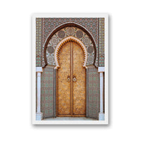 Salty Luxe Print SMALL / White / FULL BLEED Moroccan Door 3